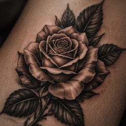 Tatuaje de rosa